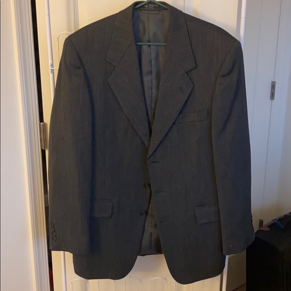 Jeffrey Banks Dark Gray Men’s Blazer